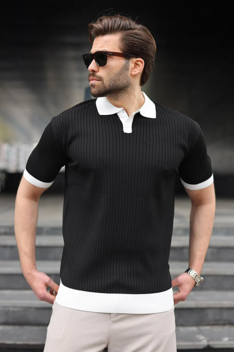 Muška majica RONELMO BLACK, Boja: crna, IVET.RS - Nova Kolekcija