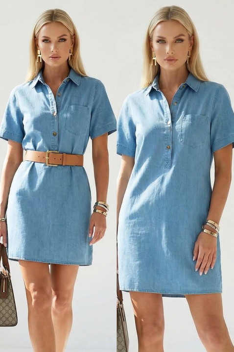 Haljina SLORZELA, Boja: svetloplava, IVET.RS - Nova Kolekcija