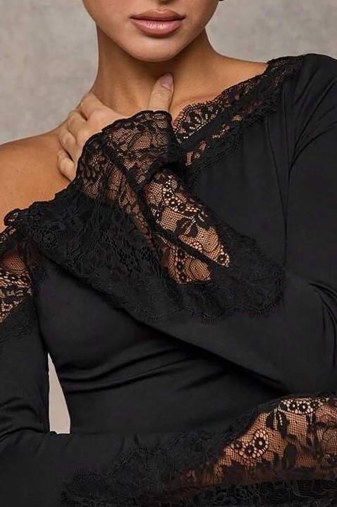 Ženska bluza ZAROLIA BLACK, Boja: crna, IVET.RS - Nova Kolekcija