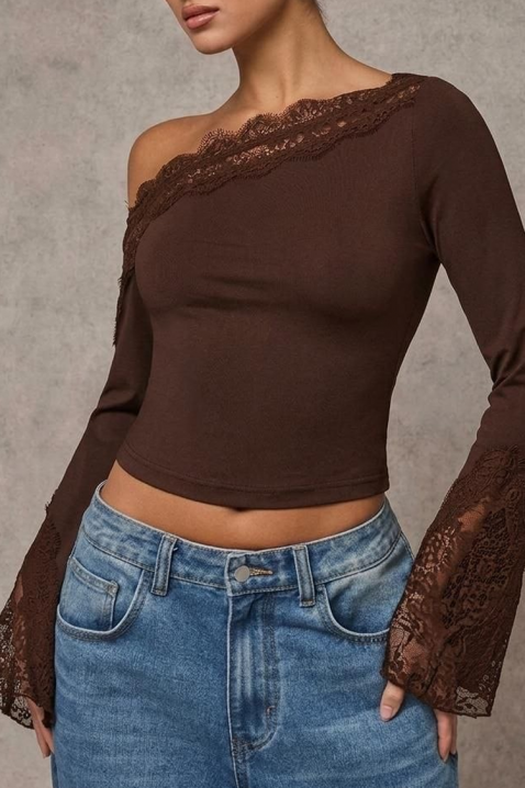 Ženska bluza ZAROLIA BROWN, Boja: braon, IVET.RS - Nova Kolekcija