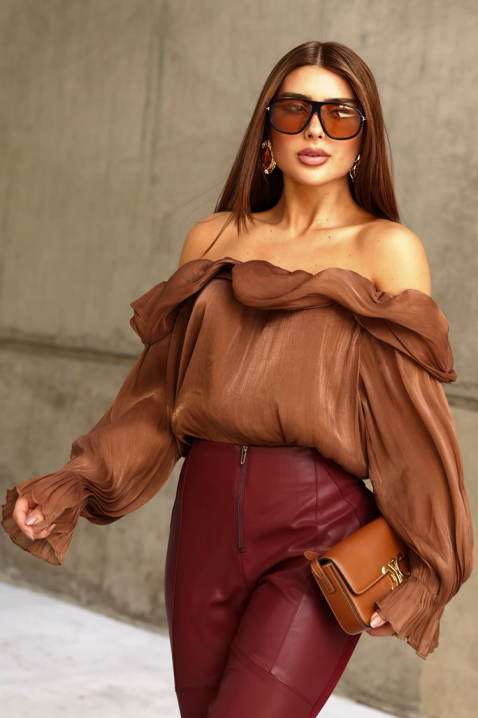 Ženska bluza CLAMOLZA, Boja: svetlobraon, IVET.RS - Nova Kolekcija