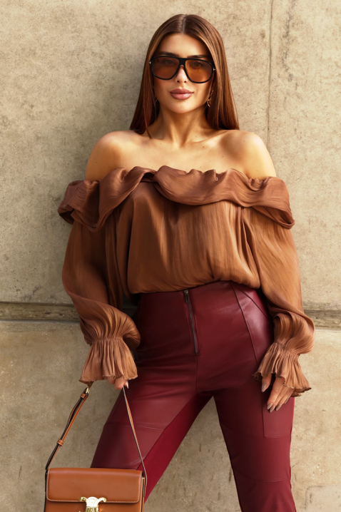 Ženska bluza CLAMOLZA, Boja: svetlobraon, IVET.RS - Nova Kolekcija