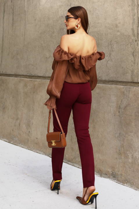 Ženska bluza CLAMOLZA, Boja: svetlobraon, IVET.RS - Nova Kolekcija