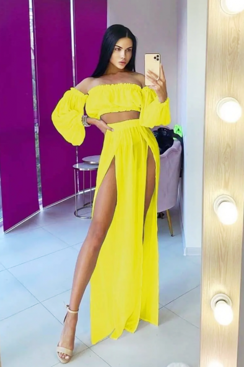 Komplet za plažu SUMELZA YELLOW, Boja: žuta, IVET.RS - Nova Kolekcija