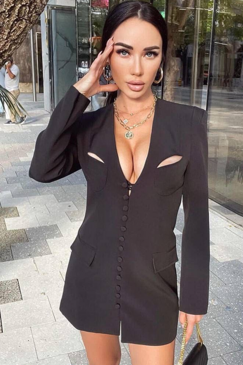 Haljina - blejzer VLAMINDA BLACK, Boja: crna, IVET.RS - Nova Kolekcija