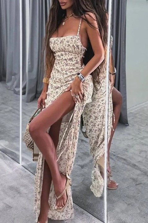 Haljina MALANDA, Boja: ecru, IVET.RS - Nova Kolekcija