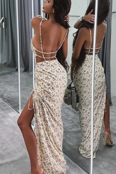 Haljina MALANDA, Boja: ecru, IVET.RS - Nova Kolekcija