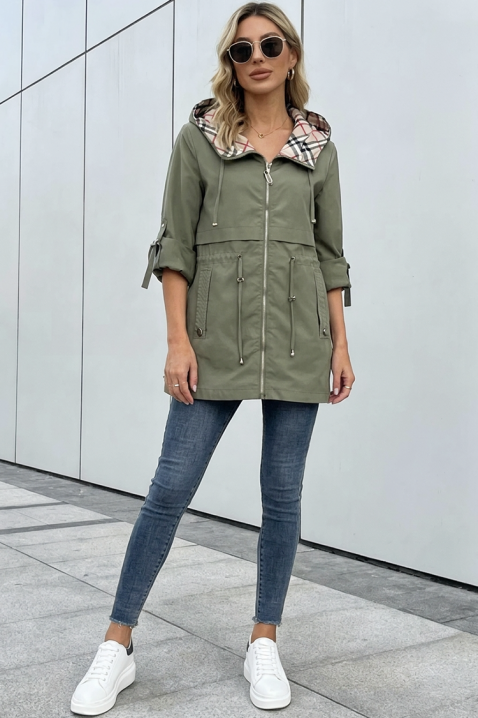 Jakna ZAVORIA KHAKI, Boja: kaki, IVET.RS - Nova Kolekcija