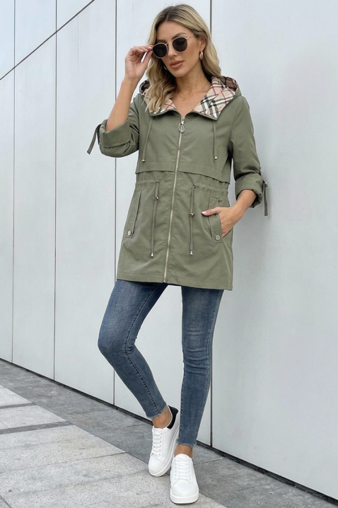 Jakna ZAVORIA KHAKI, Boja: kaki, IVET.RS - Nova Kolekcija