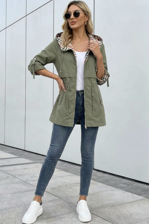 Jakna ZAVORIA KHAKI, Boja: kaki, IVET.RS - Nova Kolekcija