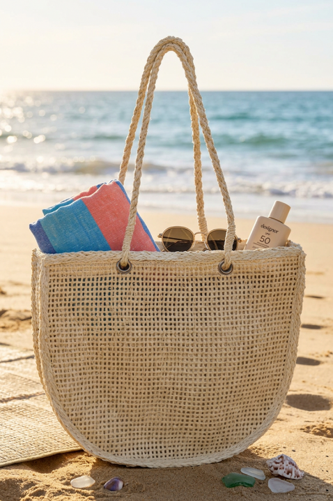 Torba za plažu VLONDILZA ECRU, Boja: ecru, IVET.RS - Nova Kolekcija