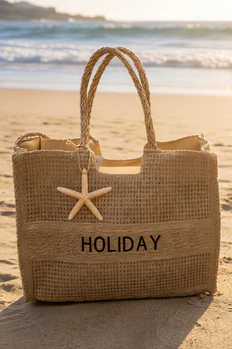 Torba za plažu HOLIANZA BEIGE, Boja: bež, IVET.RS - Nova Kolekcija