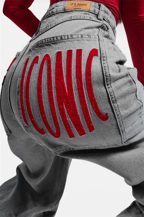 Farmerke ICONZA, Boja: svetlosiva, IVET.RS - Nova Kolekcija