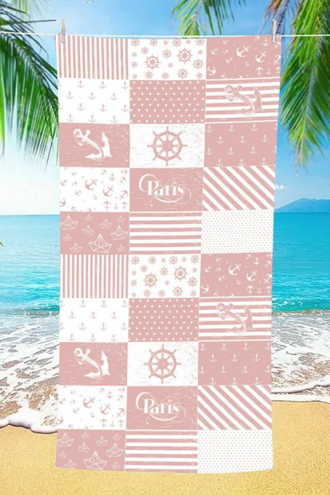 Peškir za plažu NOMILDA, Boja: roze, IVET.RS - Nova Kolekcija