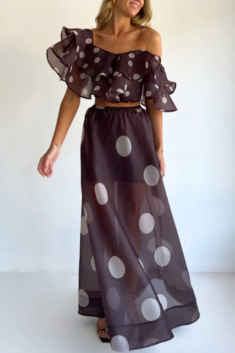 Komplet DLONDELA BROWN, Boja: braon, IVET.RS - Nova Kolekcija