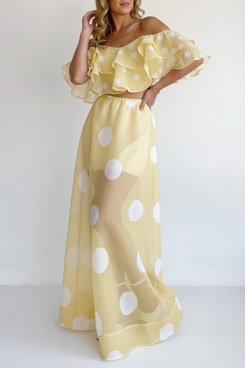 Komplet DLONDELA YELLOW, Boja: žuta, IVET.RS - Nova Kolekcija