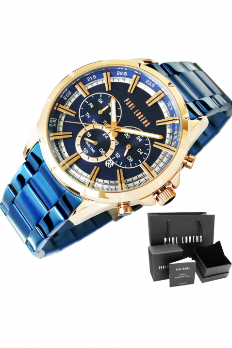 Muški sat Paul Lorens PL13605B-6F3, Boja: plava, IVET.RS - Nova Kolekcija