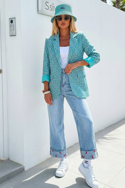 Sako MANDOLA MINT, Boja: menta, IVET.RS - Nova Kolekcija