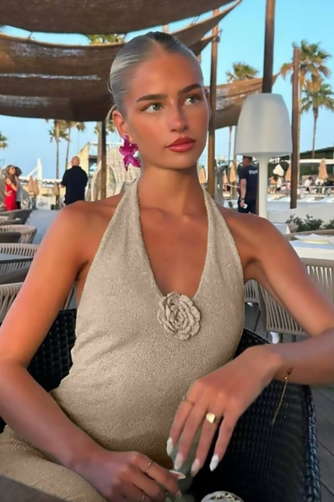 Haljina za plažu GOLDANA BEIGE, Boja: bež, IVET.RS - Nova Kolekcija