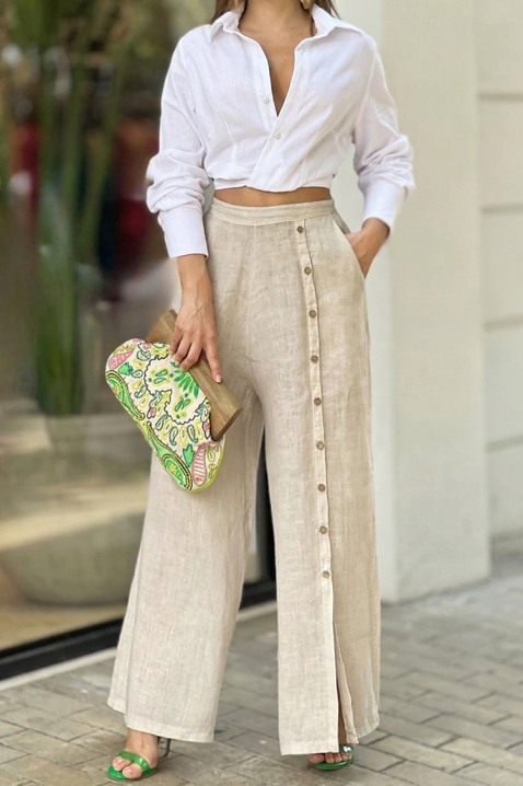 Pantalone AZERIA BEIGE, Boja: bež, IVET.RS - Nova Kolekcija