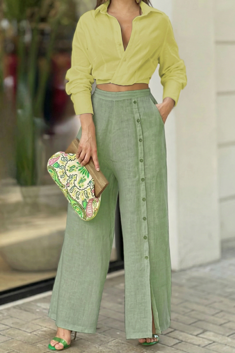 Pantalone AZERIA OLIVE, Boja: maslinasto zelena, IVET.RS - Nova Kolekcija