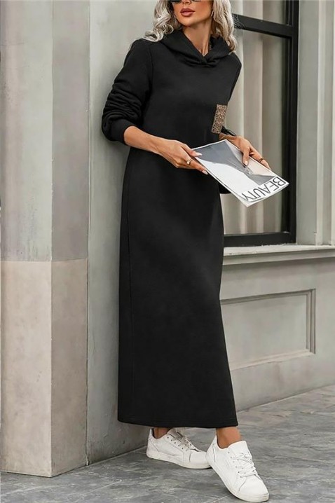 Haljina ASEMDOLA, Boja: crna, IVET.RS - Nova Kolekcija