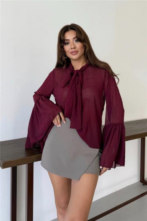 Ženska bluza VLANDILZA BORDO, Boja: bordo, IVET.RS - Nova Kolekcija