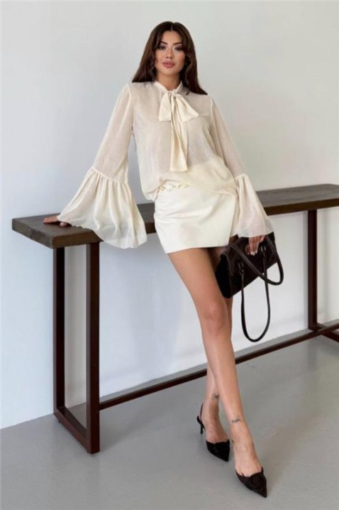 Ženska bluza VLANDILZA ECRU, Boja: ecru, IVET.RS - Nova Kolekcija