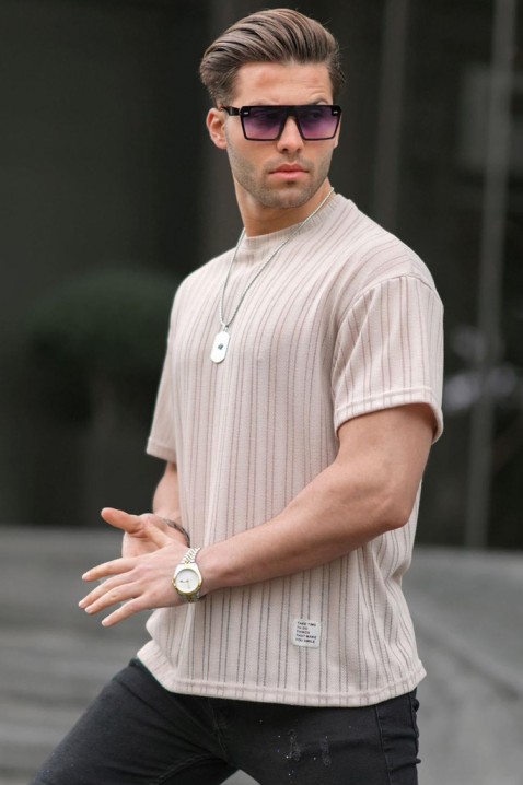 Muška majica LODELZO BEIGE, Boja: bež, IVET.RS - Nova Kolekcija