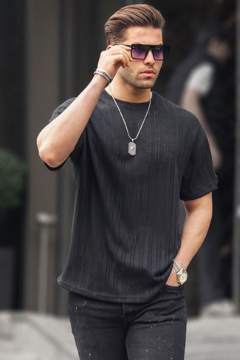 Muška majica LODELZO BLACK, Boja: crna, IVET.RS - Nova Kolekcija