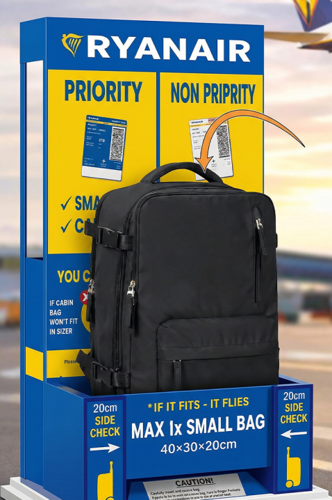 Ranac za putovanje ROLNEZA BLACK, Boja: crna, IVET.RS - Nova Kolekcija