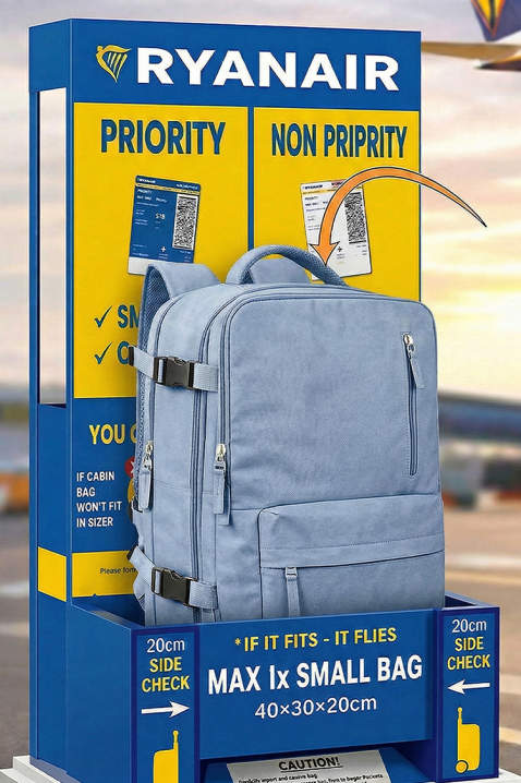 Ranac za putovanje RAYANAIR ROLNEZA SKY, Boja: svetloplava, IVET.RS - Nova Kolekcija