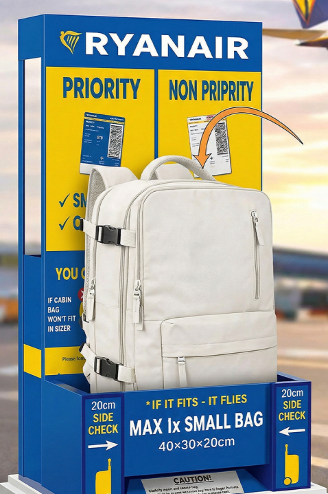 Ranac za putovanje RAYANAIR ROLNEZA GREY, Boja: siva, IVET.RS - Nova Kolekcija