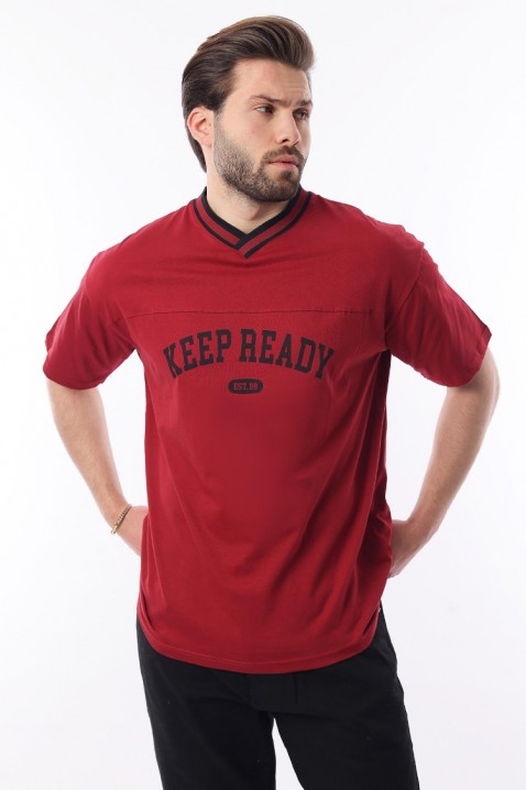 Muška majica FELONZO RED, Boja: crvena, IVET.RS - Nova Kolekcija