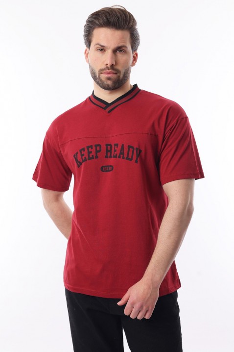 Muška majica FELONZO RED, Boja: crvena, IVET.RS - Nova Kolekcija