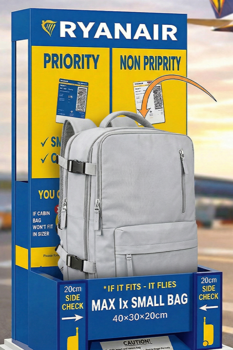 Ranac za putovanje Ryanair ROLNEZA GREY, Boja: siva, IVET.RS - Nova Kolekcija