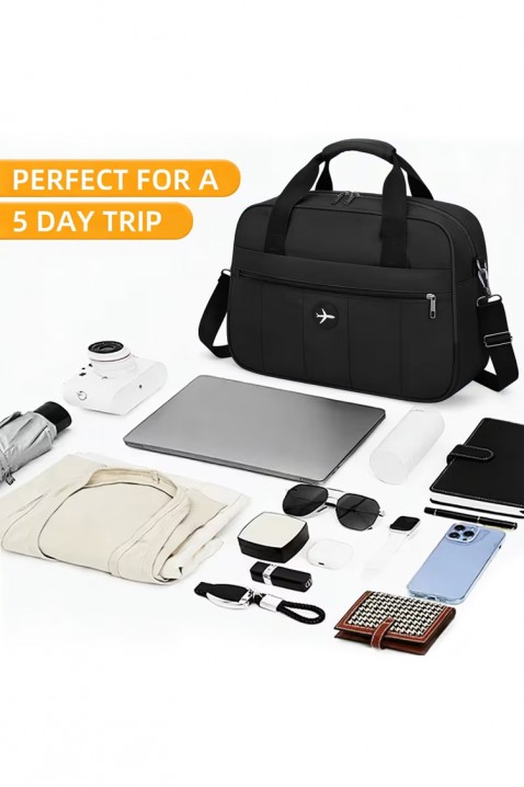 Torba za putovanje WINDINZA BLACK - pogodna za Ryanair/Wizzair, Boja: crna, IVET.RS - Nova Kolekcija