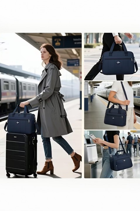 Torba za putovanje WINDINZA NAVY - pogodna za Ryanair/Wizzair, Boja: tamnoplava, IVET.RS - Nova Kolekcija