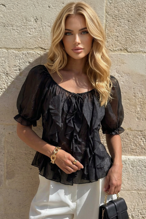 Top TAROLIA BLACK, Boja: crna, IVET.RS - Nova Kolekcija