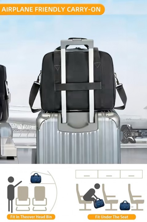 Torba za putovanje WINDINZA GREY - pogodna za Ryanair/Wizzair, Boja: siva, IVET.RS - Nova Kolekcija