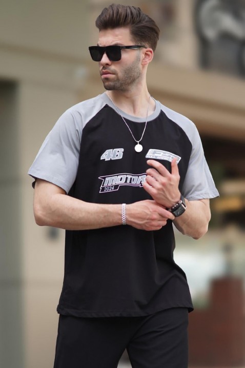 Muška majica RELONDO BLACK, Boja: crna, IVET.RS - Nova Kolekcija