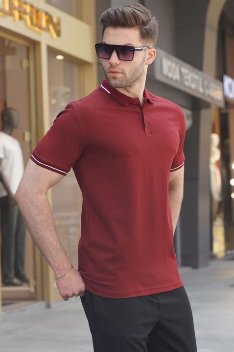 Muška majica RILONZO BORDO, Boja: bordo, IVET.RS - Nova Kolekcija