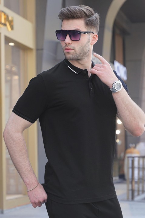 Muška majica RILONZO BLACK, Boja: crna, IVET.RS - Nova Kolekcija