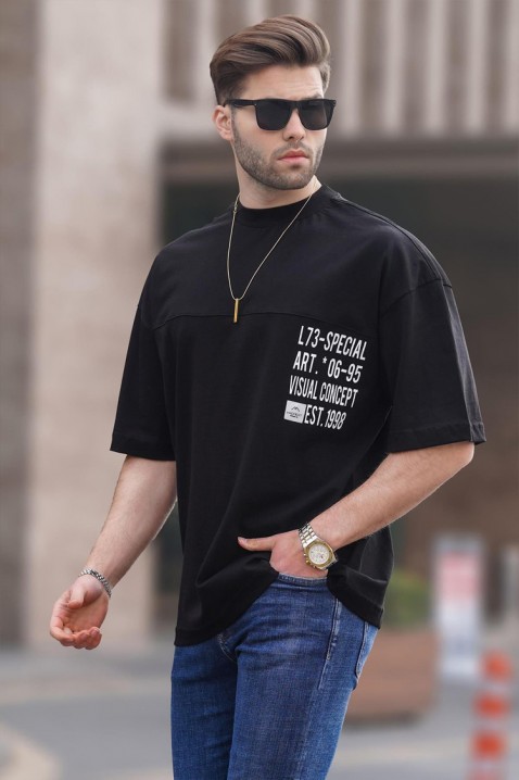 Muška majica MARTILZO BLACK, Boja: crna, IVET.RS - Nova Kolekcija