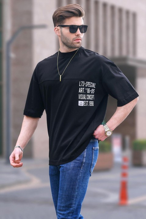 Muška majica MARTILZO BLACK, Boja: crna, IVET.RS - Nova Kolekcija