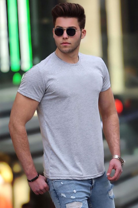 Muška majica DELNIZO GREY, Boja: siva, IVET.RS - Nova Kolekcija