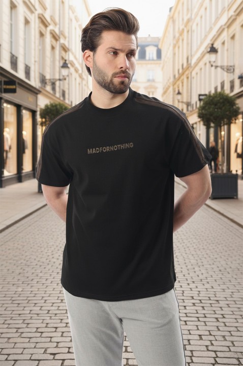 Muška majica CHARLONZO BLACK, Boja: crna, IVET.RS - Nova Kolekcija