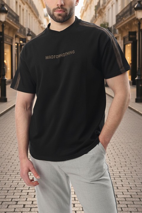 Muška majica CHARLONZO BLACK, Boja: crna, IVET.RS - Nova Kolekcija