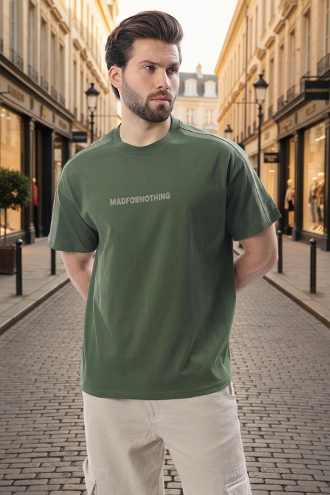 Muška majica CHARLONZO KHAKI, Boja: kaki, IVET.RS - Nova Kolekcija