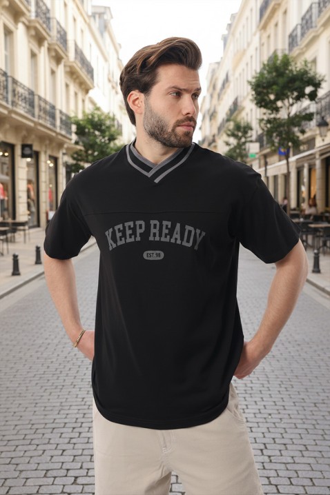 Muška majica FELONZO BLACK, Boja: crna, IVET.RS - Nova Kolekcija